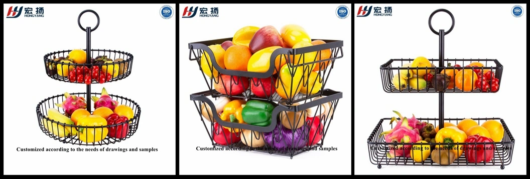 Manufacturer Direct Storage Basket Storage Basket Household Metal Net Basket Net Basket Drain Basket Stainless Steel Iron Basket