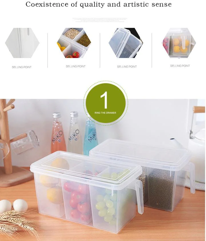 Cheap Customized Container Refrigerator Fresh-Keeping Storage Box Multifunction Food Crisper