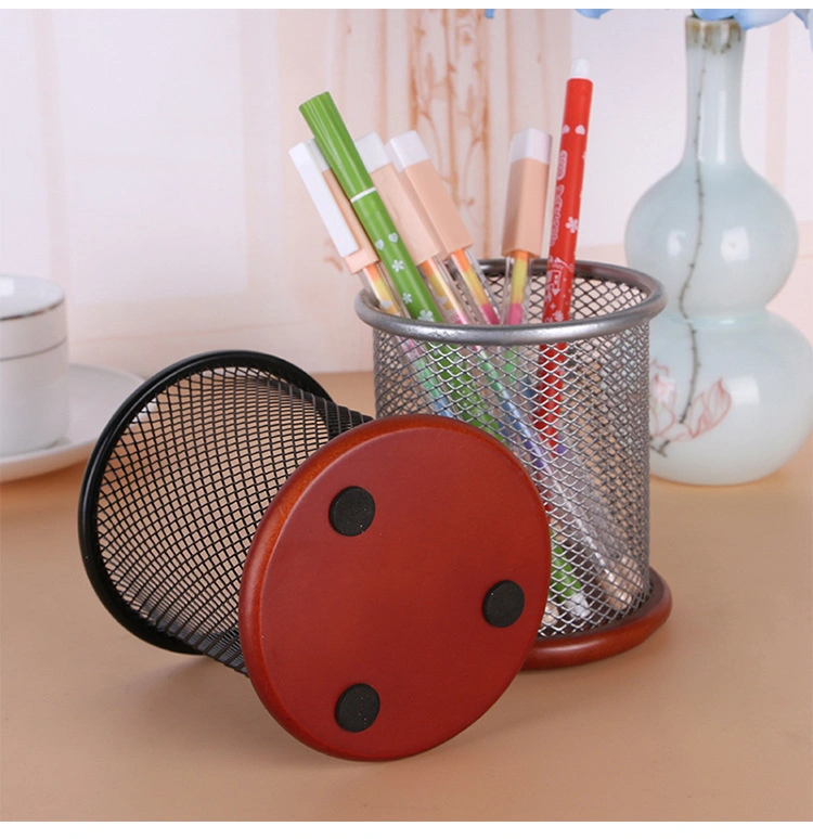 Office and School Metal Mesh Desk Makeup Brush Pen Holder