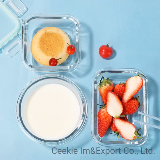 내열 붕규산 유리 도시락통 전자레인지 유리그릇 크리스퍼